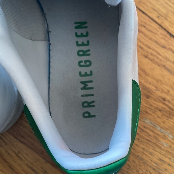 Adidas Stan Smith Primegreen White and Green Sneakers Size 5.5 - Picture 11 of 11